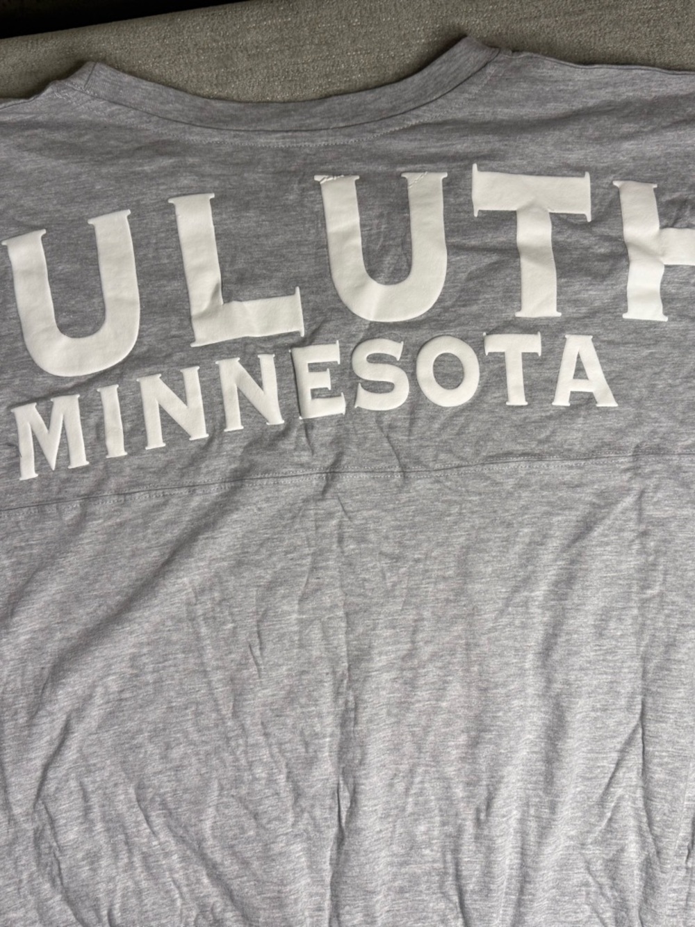 Exist Duluth Minnesota Long Sleeve Shirt Gray Graphic Tee NWT Size XL
